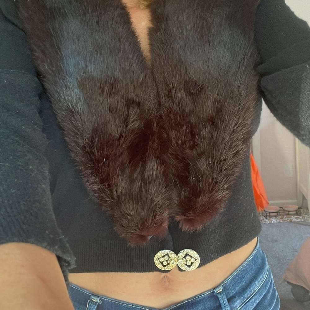 Vintage fur sweater - Picture 7 of 7